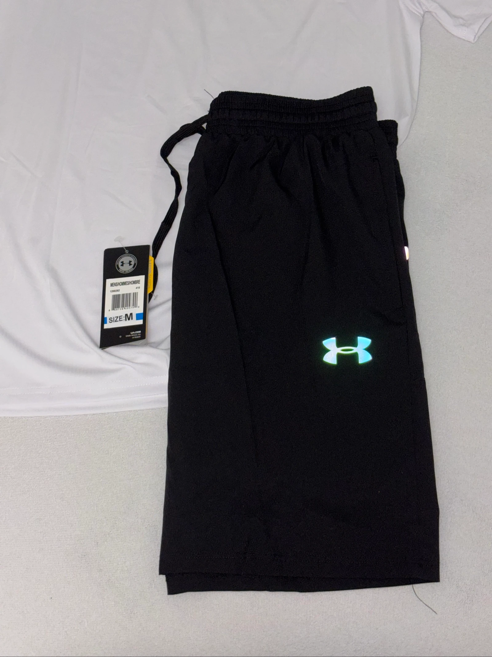 Under Armour wit overhemd + zwarte korte broek – photo 4